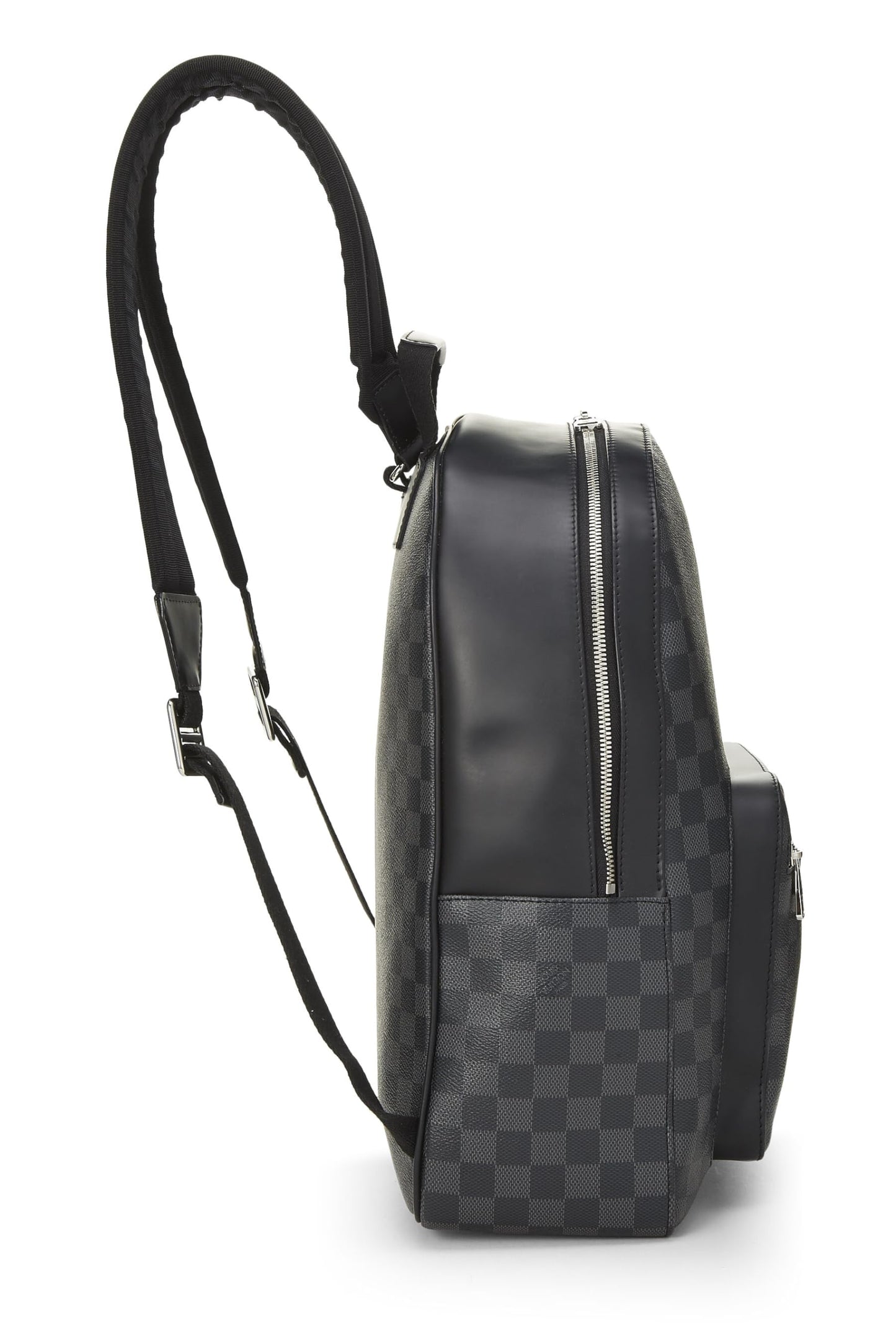 Louis Vuitton, Mochila Josh Damier Graphite pre-Loved, Negro