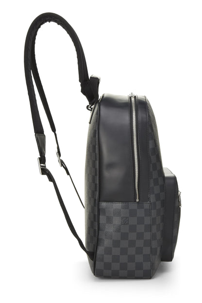 Louis Vuitton, sac à dos Josh Damier Graphite d'occasion, noir