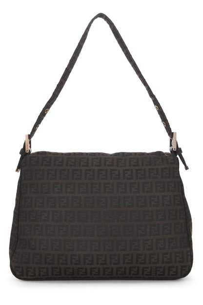 Fendi, sac en toile marron Zucchino Mama d'occasion, marron