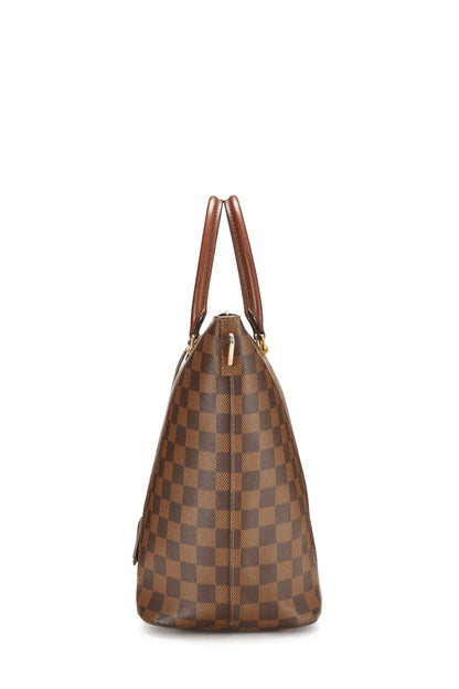 Louis Vuitton, Damier Ebene Belmont d'occasion, marron