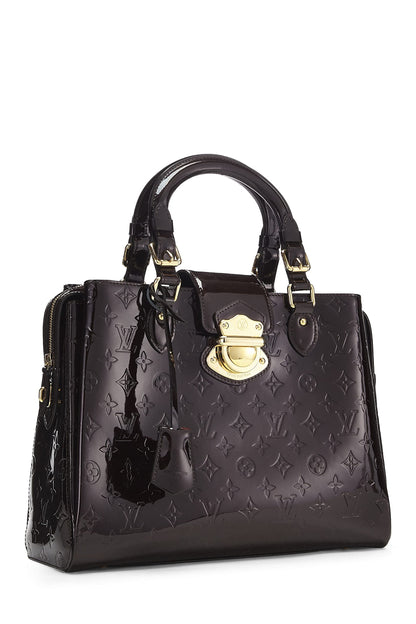 Louis Vuitton, Monograma Amarante Pre-Loved Vernis Melrose Avenue, Púrpura