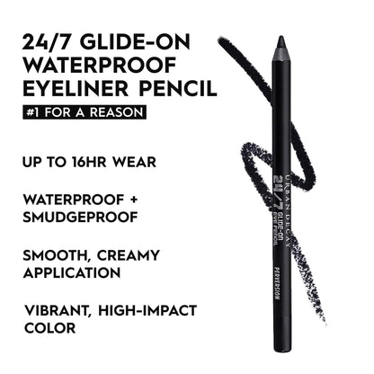 Urban Decay Perversion - Juego de maquillaje con rímel negro voluminizador y delineador de ojos negro - Rímel para alargar y espesar las pestañas + lápiz delineador de ojos deslizante 24/7 (negro mate) - Kit de paquete