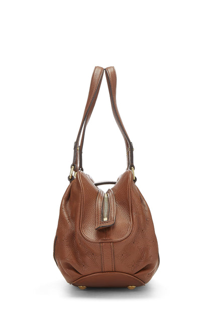 Louis Vuitton, Mahina Lunar PM marron d'occasion, monogramme marron