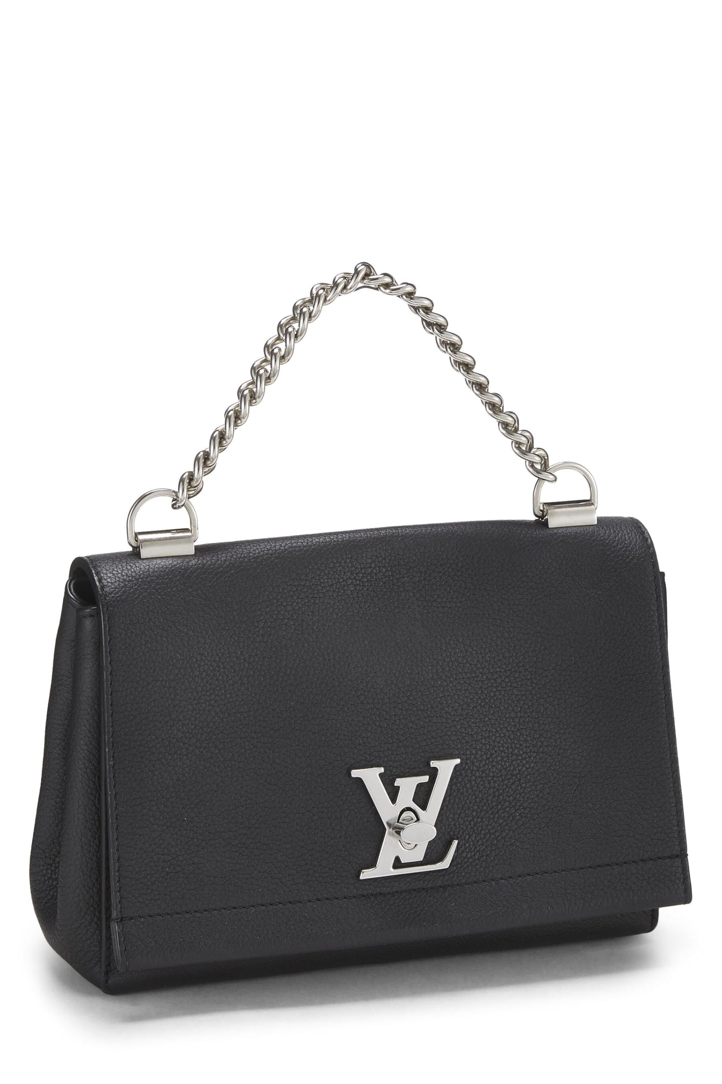 Louis Vuitton, Lockme II BB de cuero negro Pre-Loved, Negro