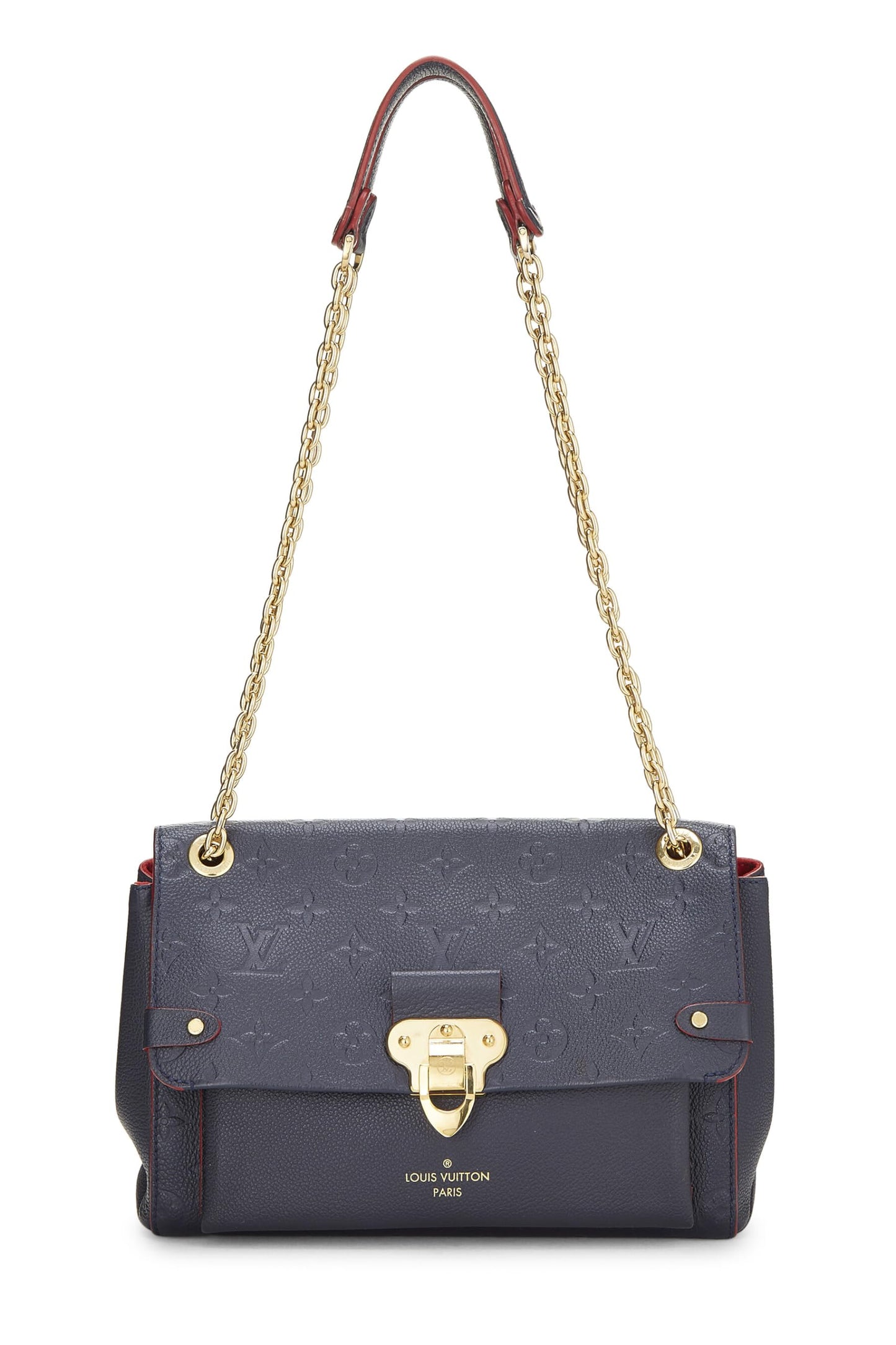 Louis Vuitton, Pre-Loved Blue Infini Monogram Empreinte Vavin PM NM, Blue