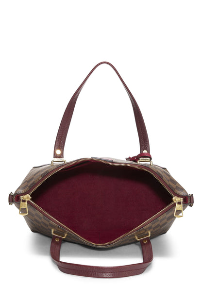 Louis Vuitton, Pre-Loved Damier Ebene Hyde Park Tote, Burgundy