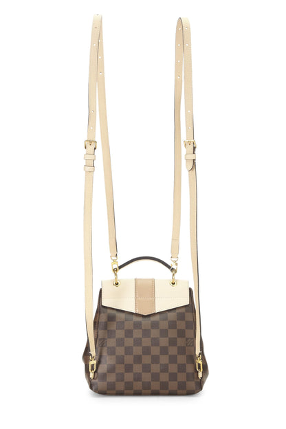 Louis Vuitton, Sac à dos Damier Ebene Clapton beige pré-aimé, Beige