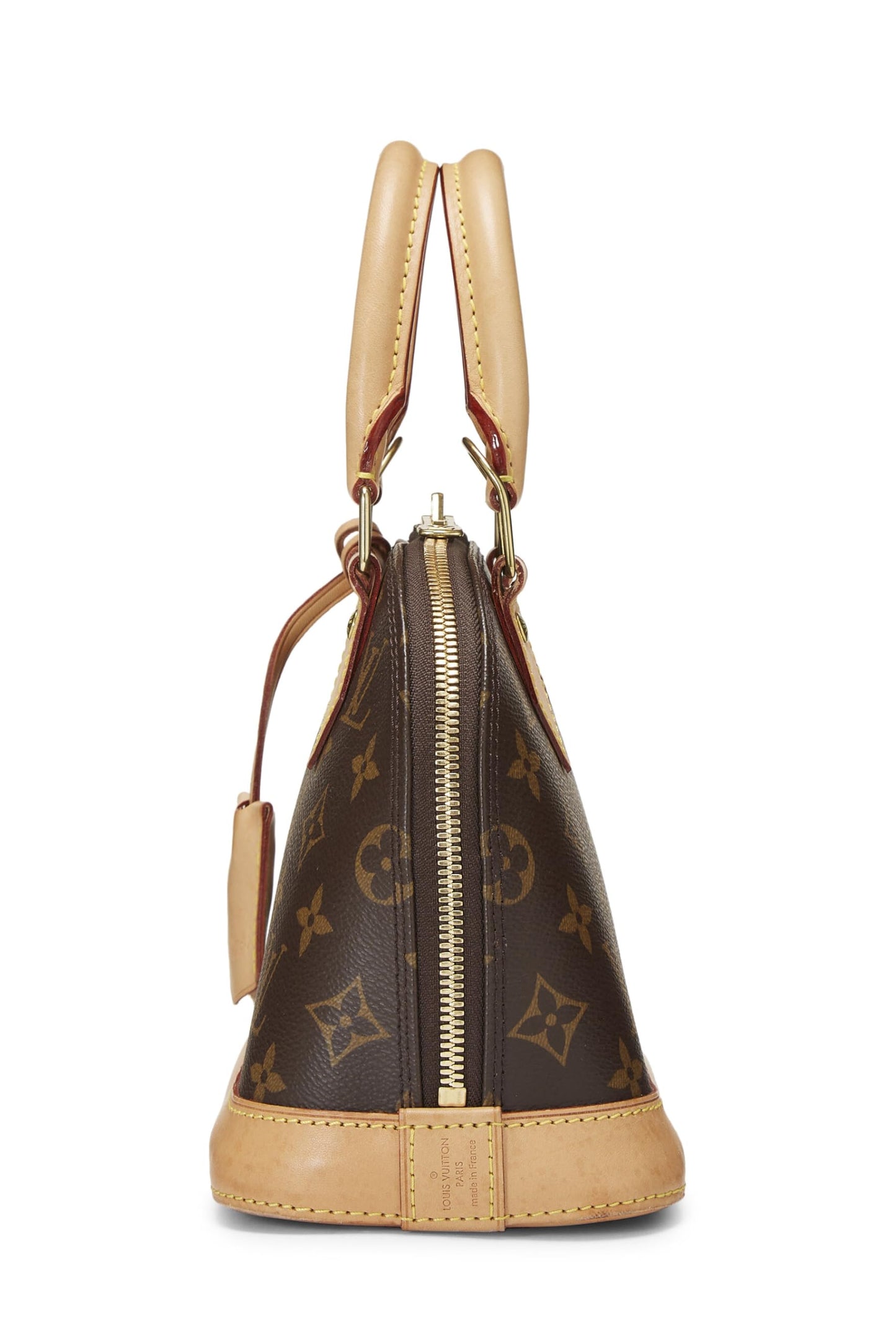 Louis Vuitton, Alma BB en toile Monogram d'occasion, marron