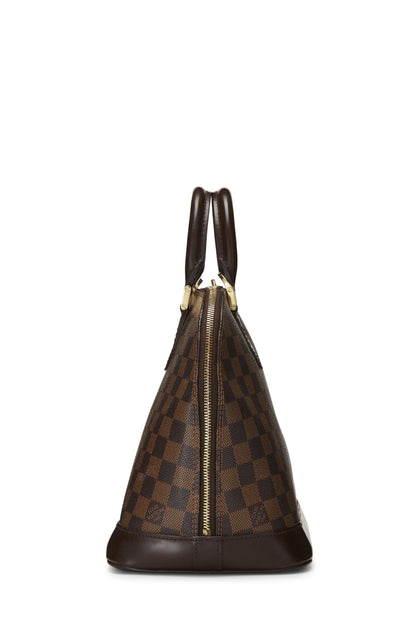 Louis Vuitton, Pre-Loved Damier Ebene Alma PM, Brown