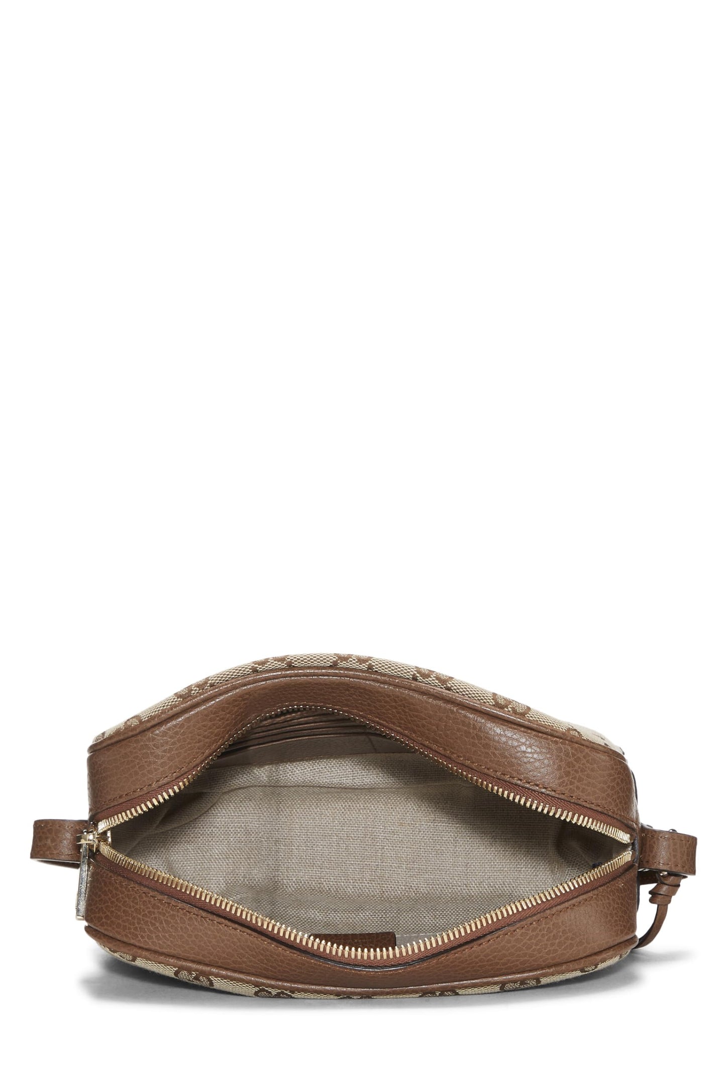 Gucci, Pre-Loved Brown Original GG Canvas Bree Crossbody, Brown