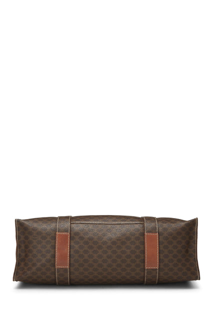 Céline, Pre-Loved Brown Macadam Tote, Brown