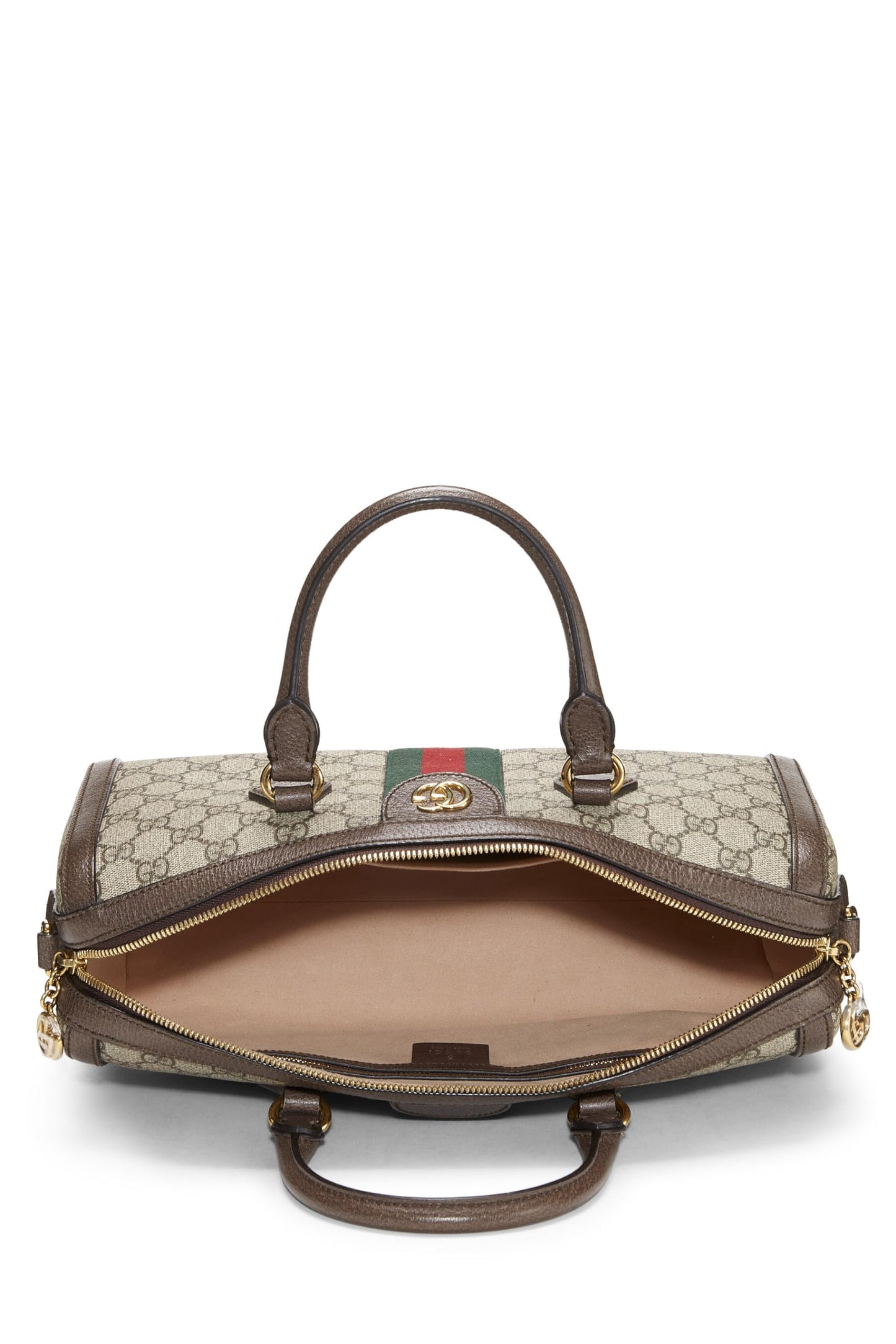 Gucci, sac à main Ophidia Supreme GG Original d'occasion de taille moyenne, marron