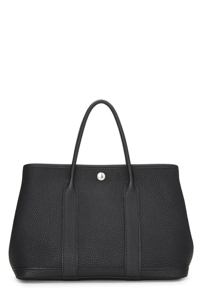 Hermès, Pre-Loved Black Negonda Garden Party TPM, Negro