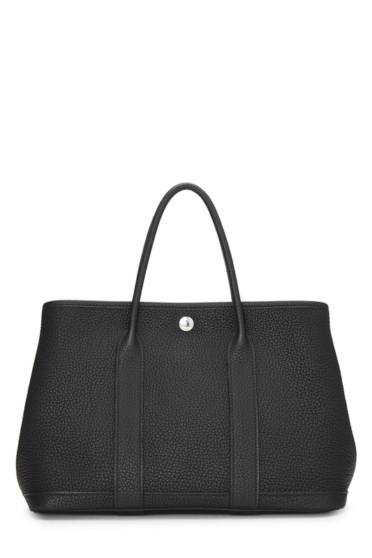 Hermès, Pre-Loved Black Negonda Garden Party TPM, Black