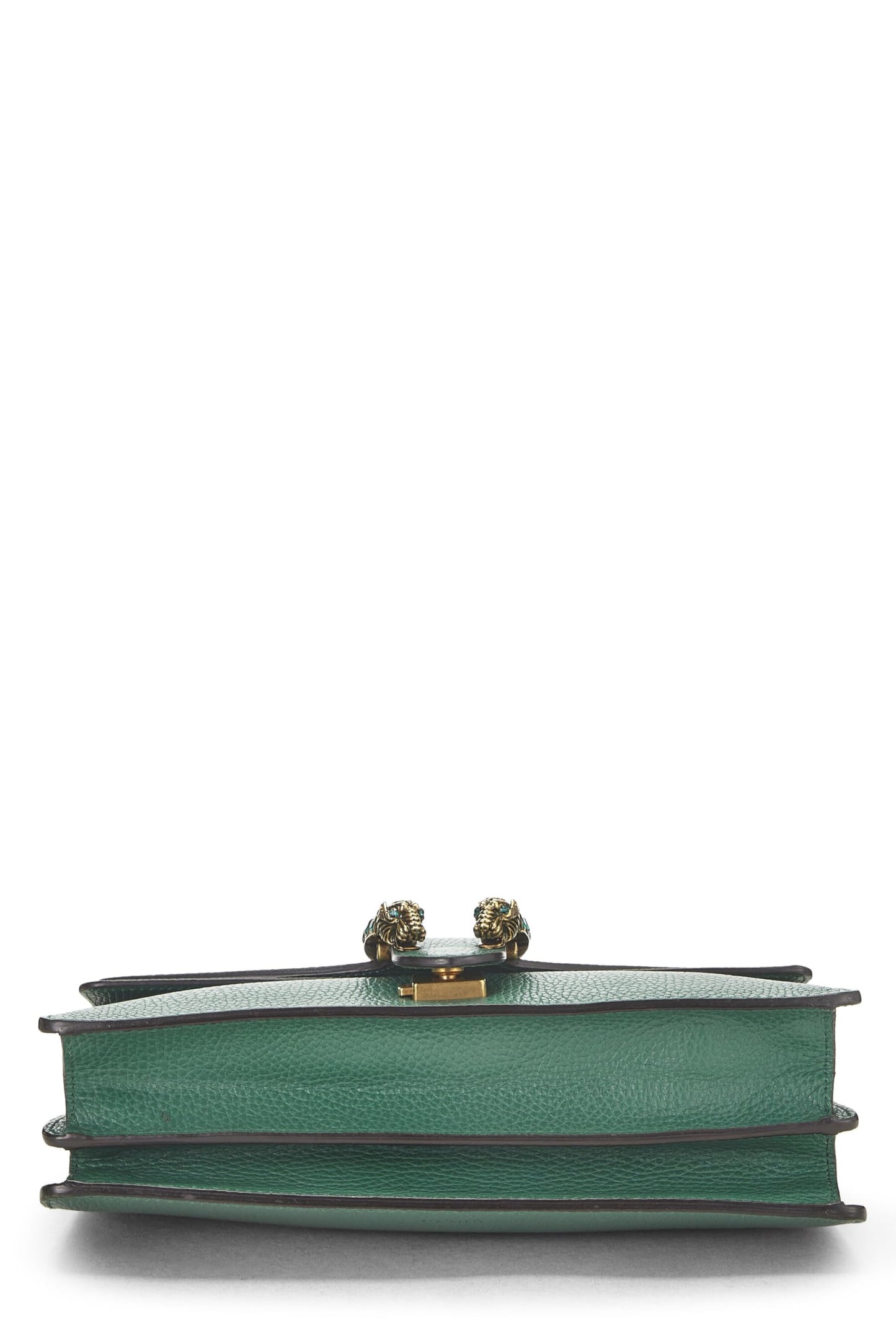 Gucci, Pre-Loved Green Leather Dionysus Shoulder Bag Small, Green