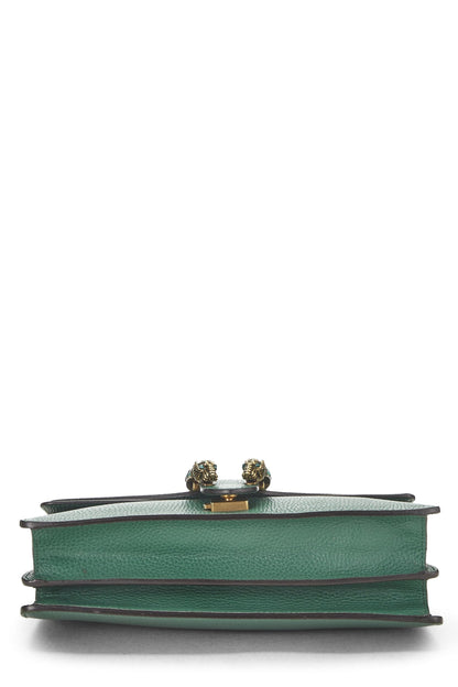 Gucci, Pre-Loved Green Leather Dionysus Shoulder Bag Small, Green