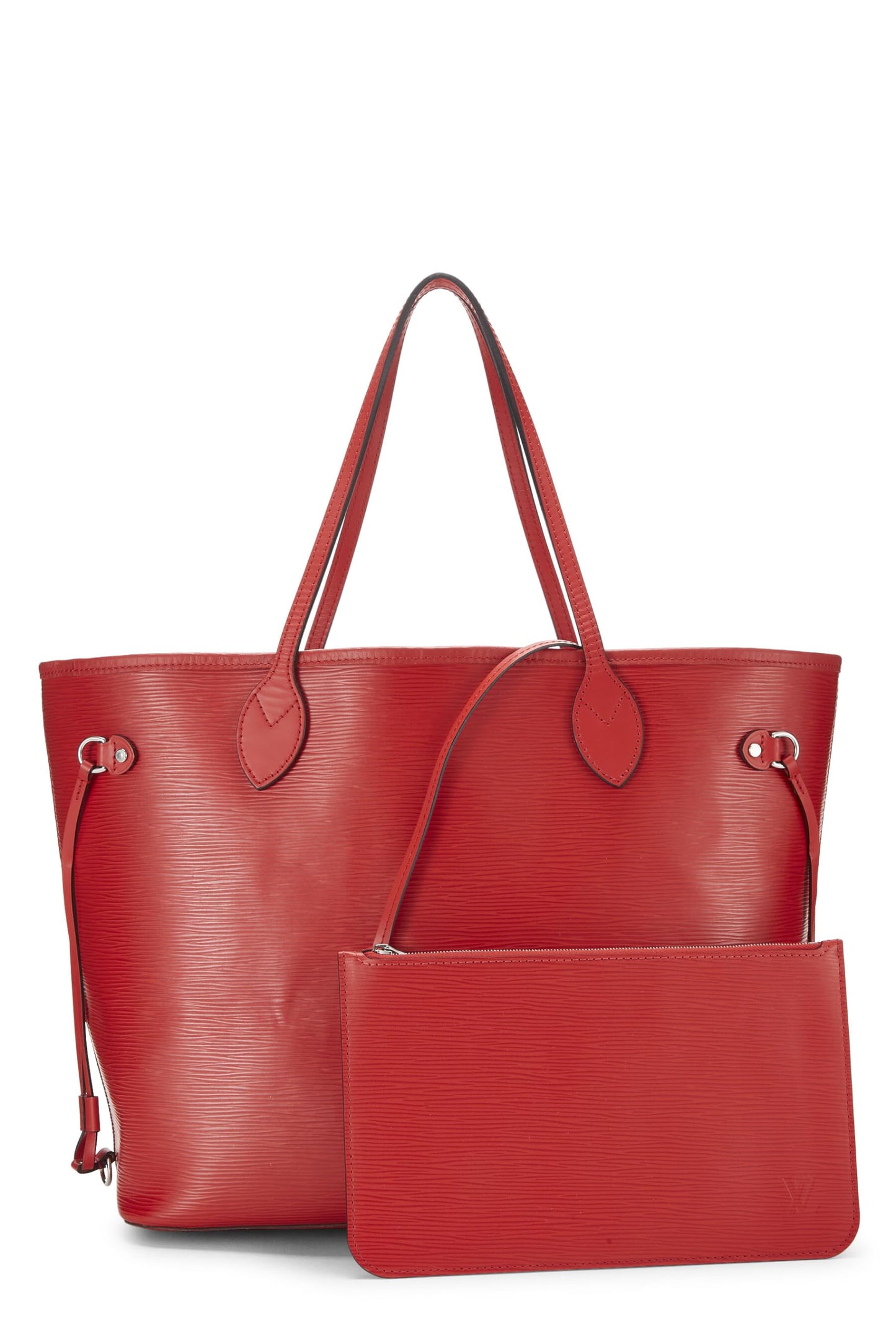 Louis Vuitton, Conquelicot Epi Neo Neverfull MM d'occasion, rouge