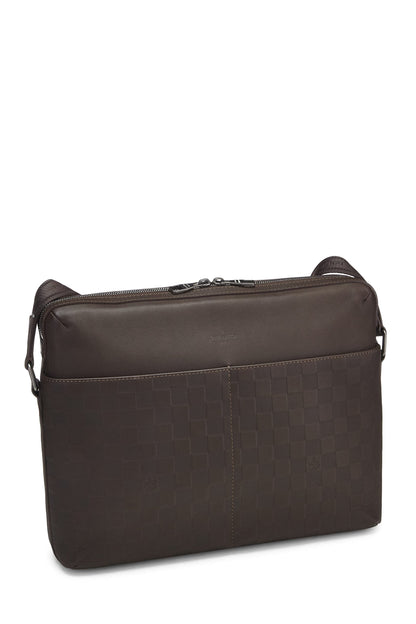 Louis Vuitton, Pre-Loved Brown Damier Infini Calypso MM, Brown