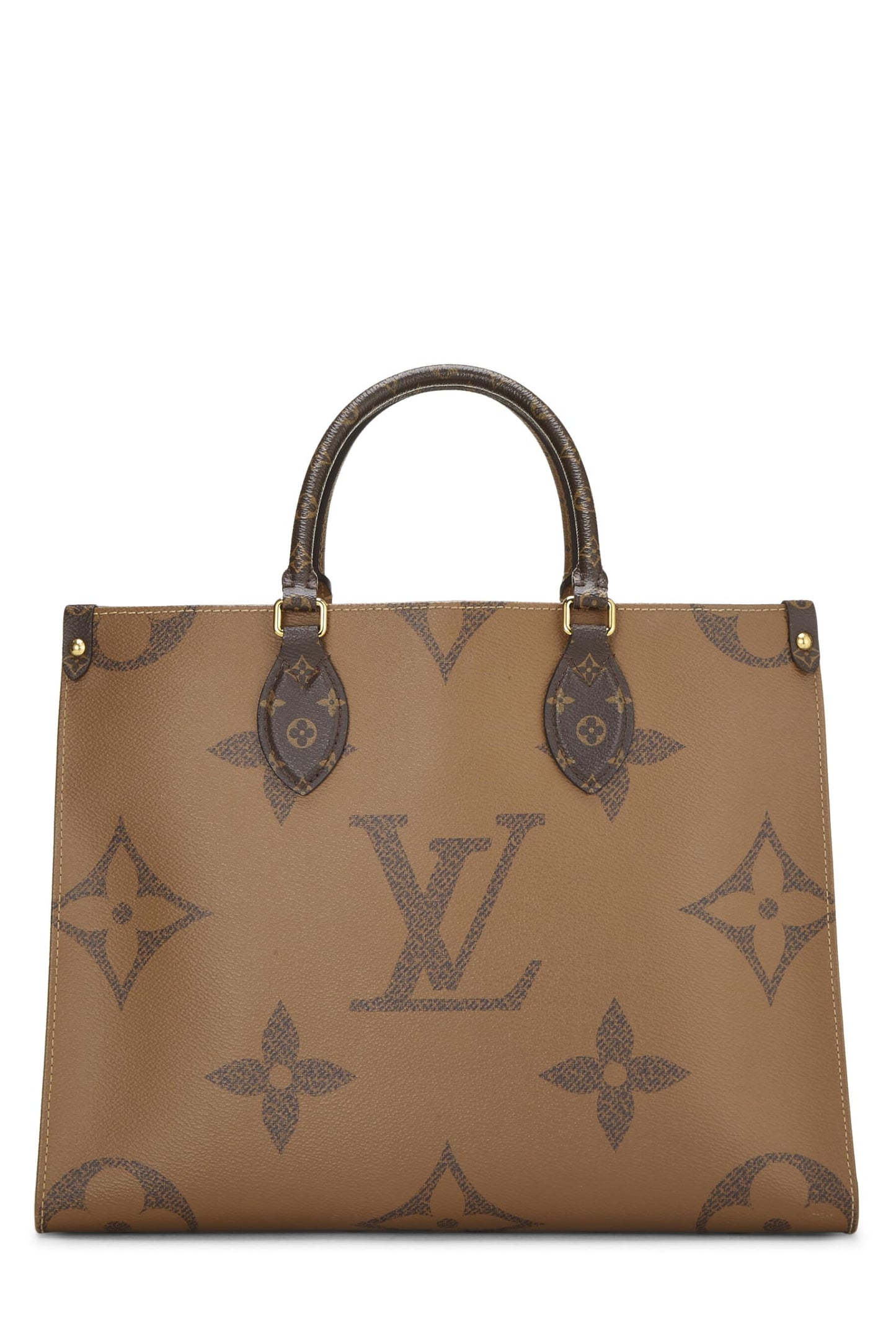 Louis Vuitton, Monograma invertido gigante On The Go MM Pre-Loved, Marrón