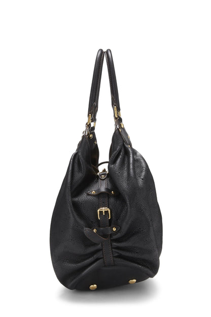 Louis Vuitton, Pre-Loved Black Monogram Mahina Large, Black