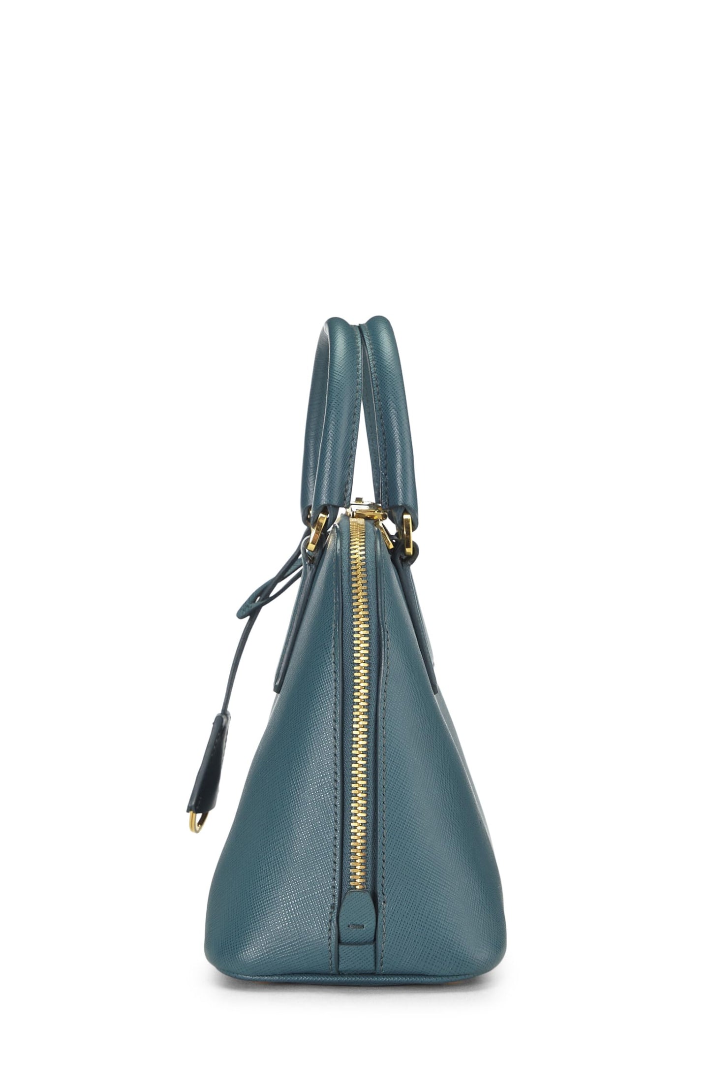 Prada, Pre-Loved Blue Saffiano Promenade Small, Blue