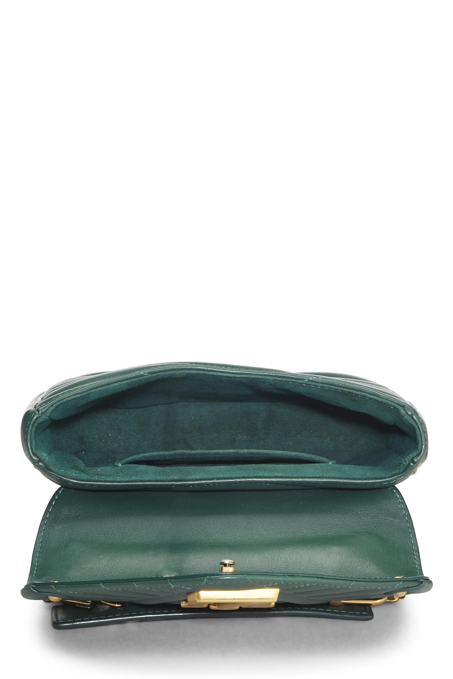 Louis Vuitton, Cadena New Wave de piel de becerro verde Pre-Loved MM, Verde