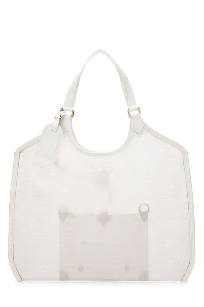 Louis Vuitton, Pre-Loved White Epi Vinyl Lagoon Bay GM, White