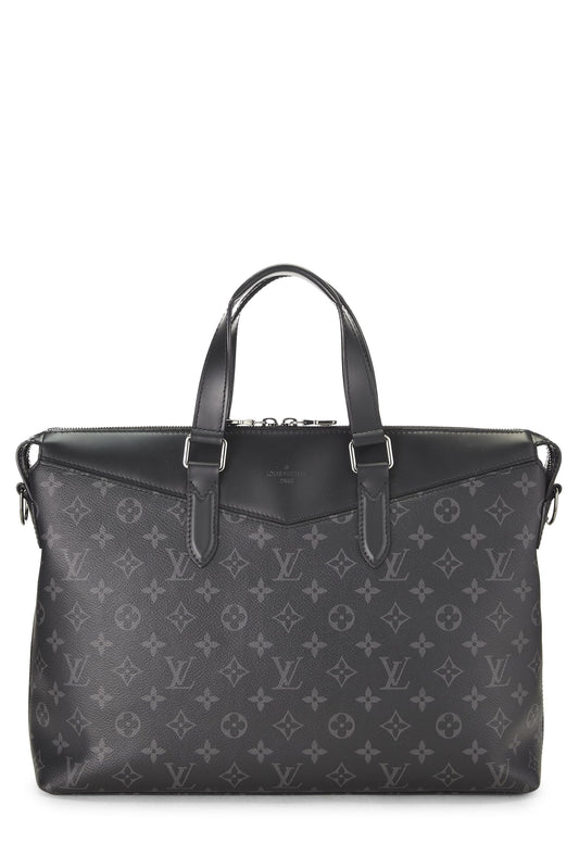 Louis Vuitton, Explorador de lona Eclipse con monograma pre-amado, Negro