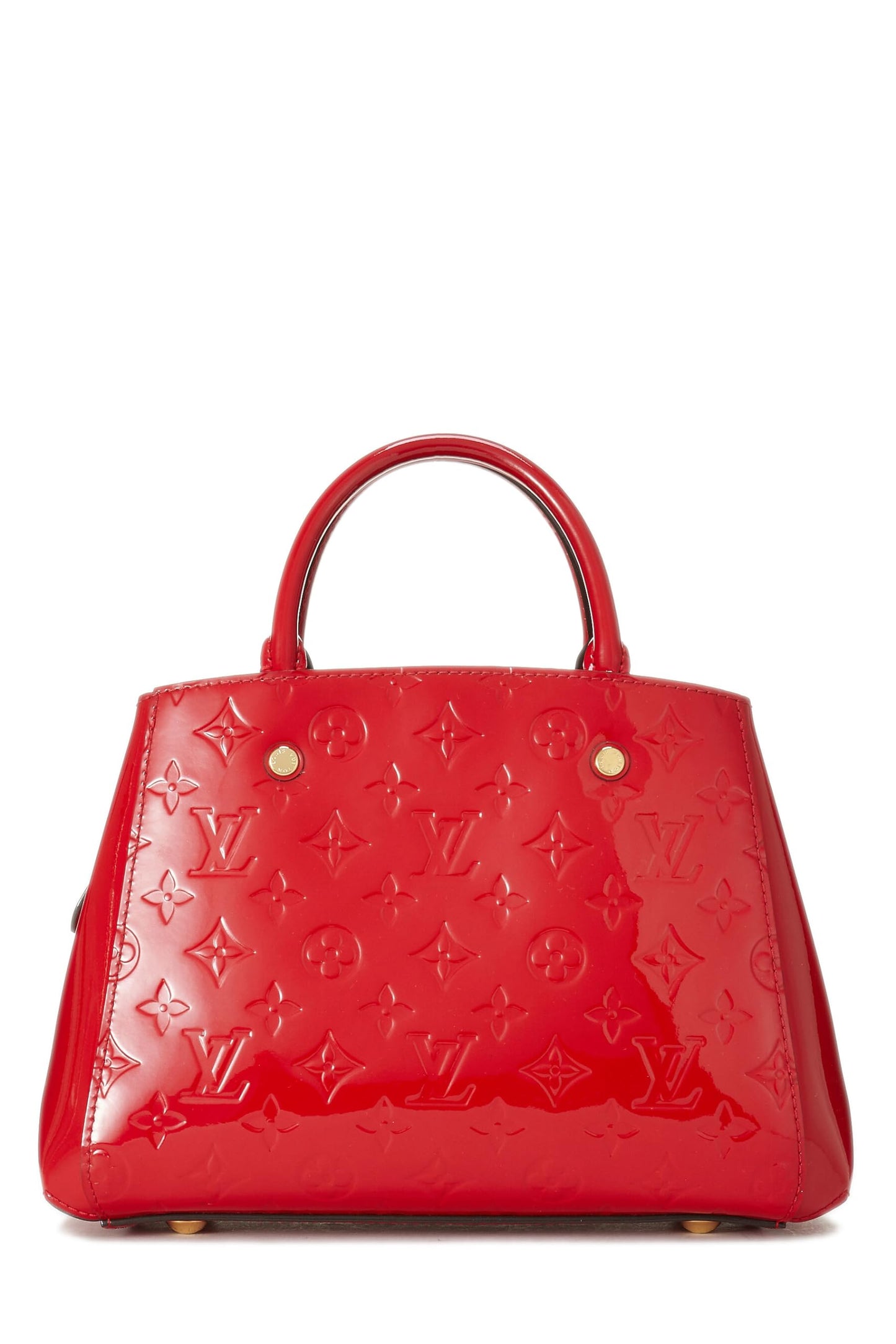 Louis Vuitton, Cerise Vernis Montaigne BB d'occasion, Rouge