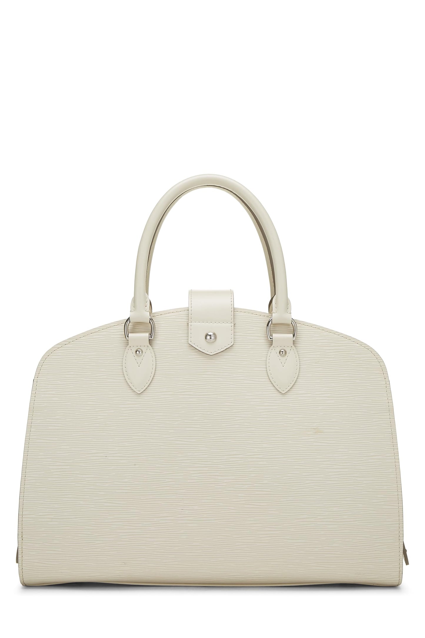 Louis Vuitton, Pre-Loved White Epi Pont Neuf GM, White