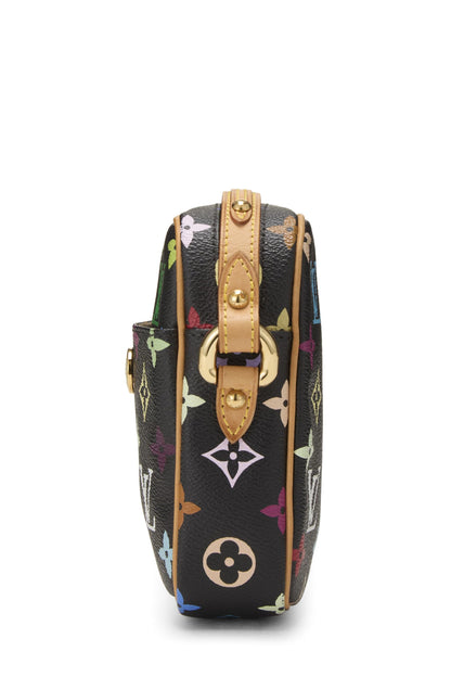 Louis Vuitton, Pre-Loved Takashi Murakami x Louis Vuitton Black Monogram Multicolore Rift, Black