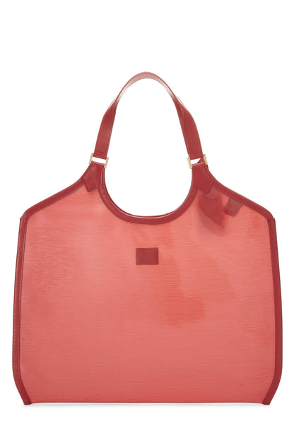 Louis Vuitton, Lagoon Bay GM en vinyle épi rouge d'occasion, rouge