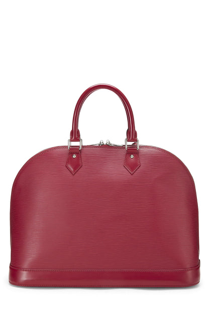 Louis Vuitton, Epi Alma GM bordeaux d'occasion, rouge