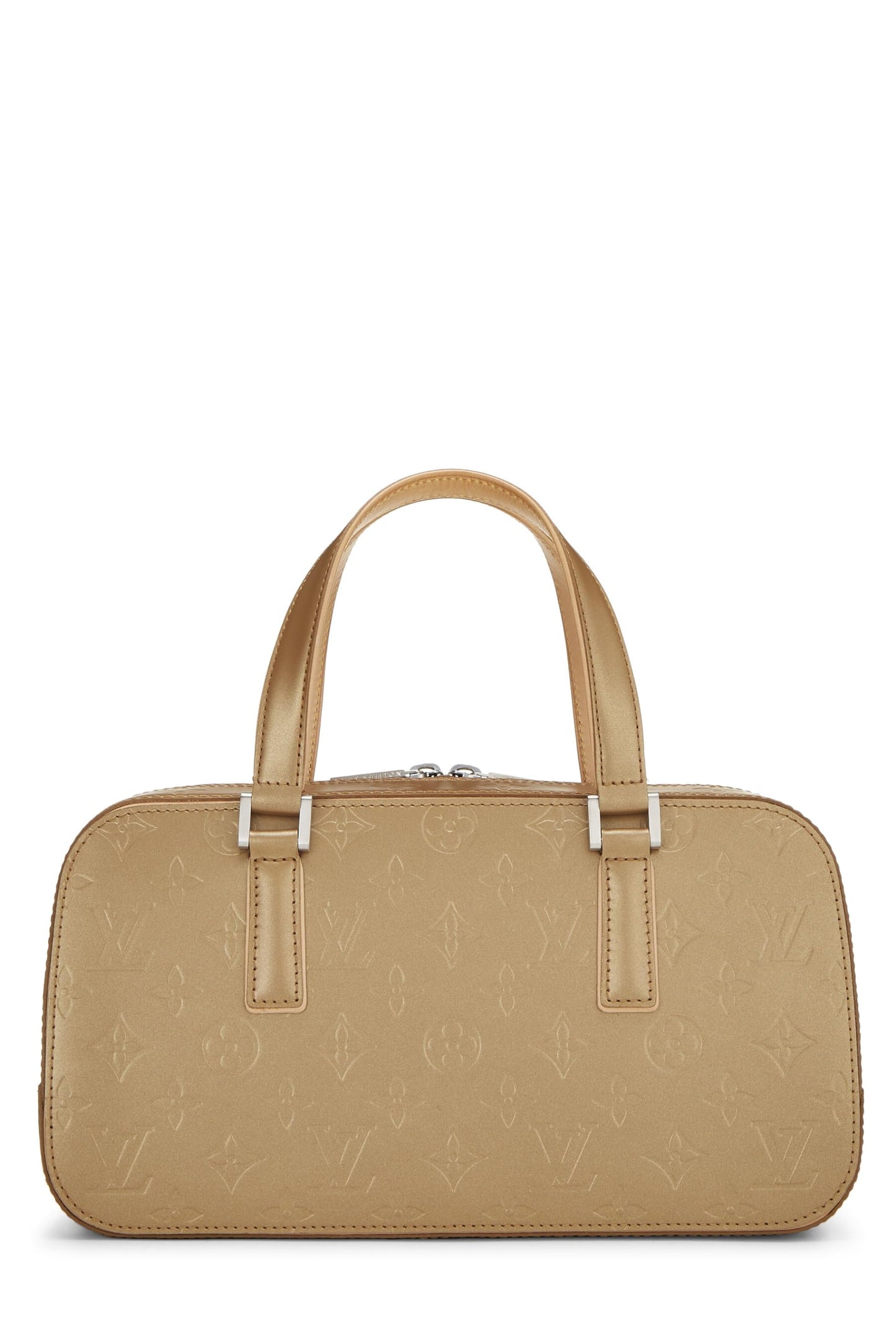 Louis Vuitton, Pre-Loved Beige Vernis Mat Shelton, Beige