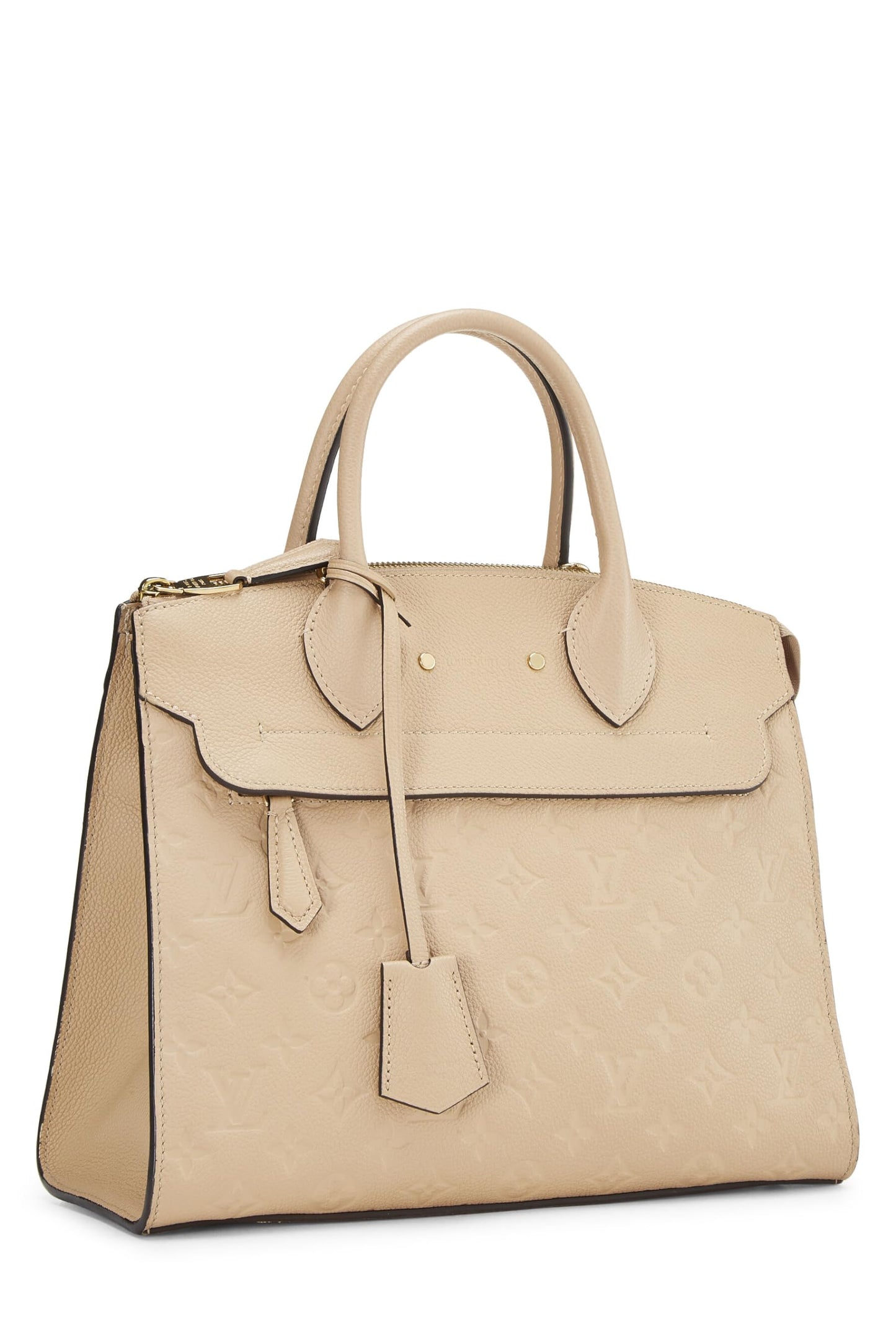 Louis Vuitton, Pre-Loved Dune Empreinte Pont Neuf MM, Beige