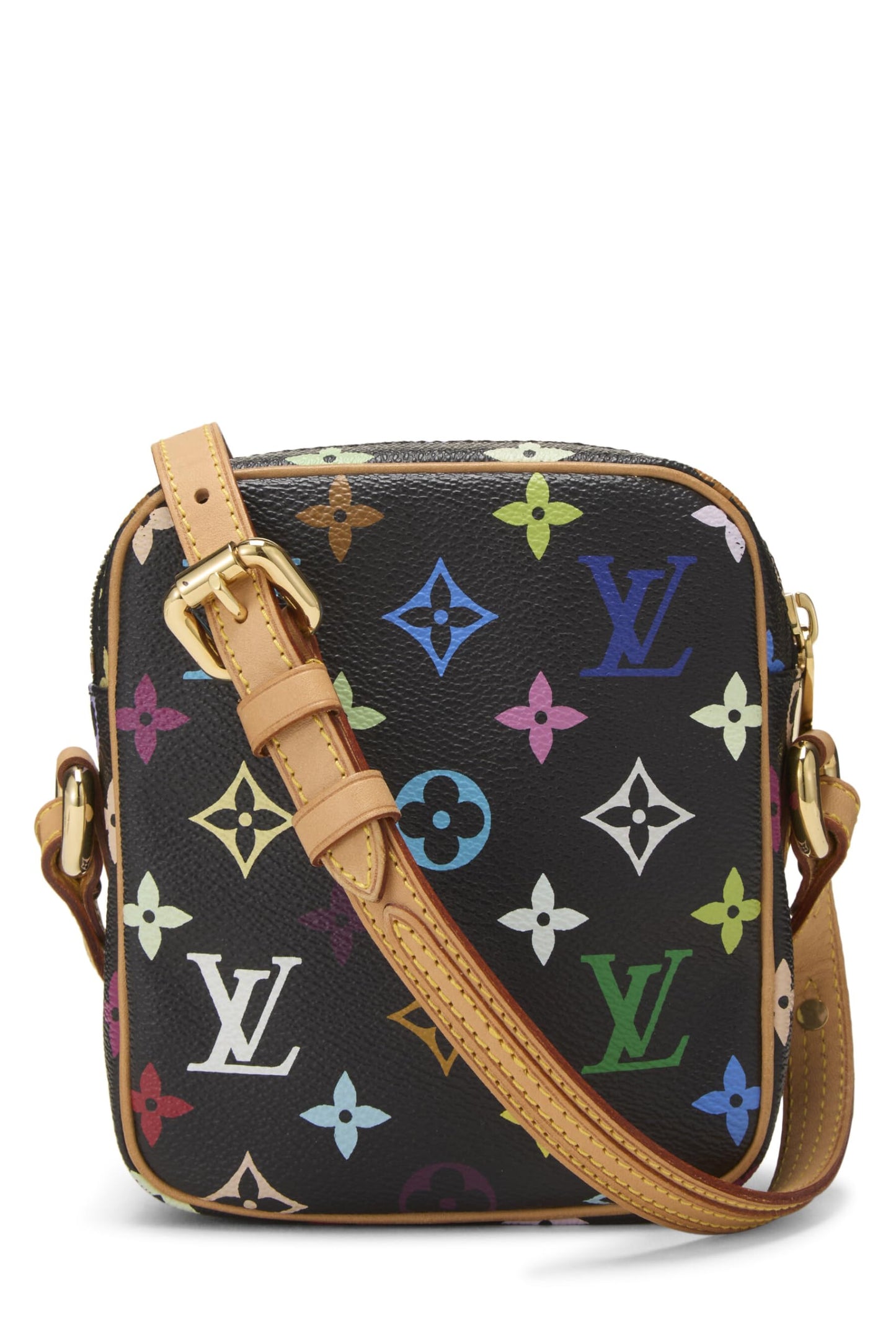 Louis Vuitton, Pre-Loved Takashi Murakami x Louis Vuitton Black Monogram Multicolore Rift, Black