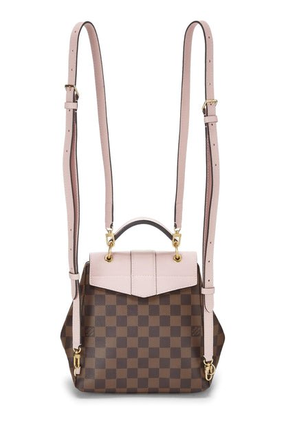 Louis Vuitton, Pre-Loved Pink Damier Ebene Clapton Backpack, Pink