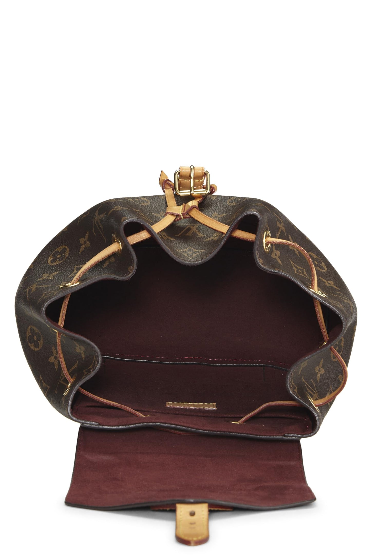 Louis Vuitton, Montsouris MM NM en toile monogram d'occasion, marron