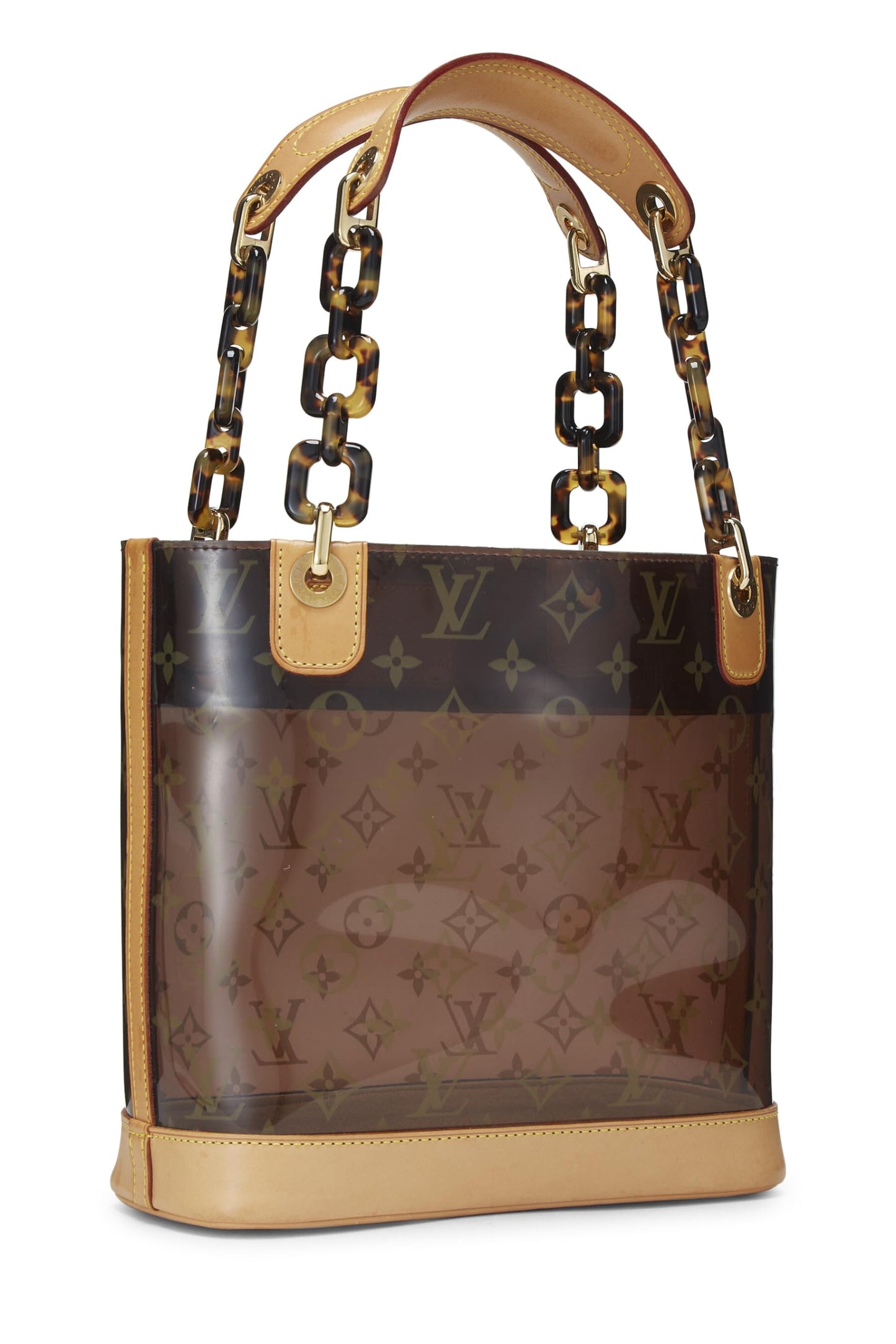 Louis Vuitton, Cabas PM en vinyle Monogram Ambre d'occasion, marron