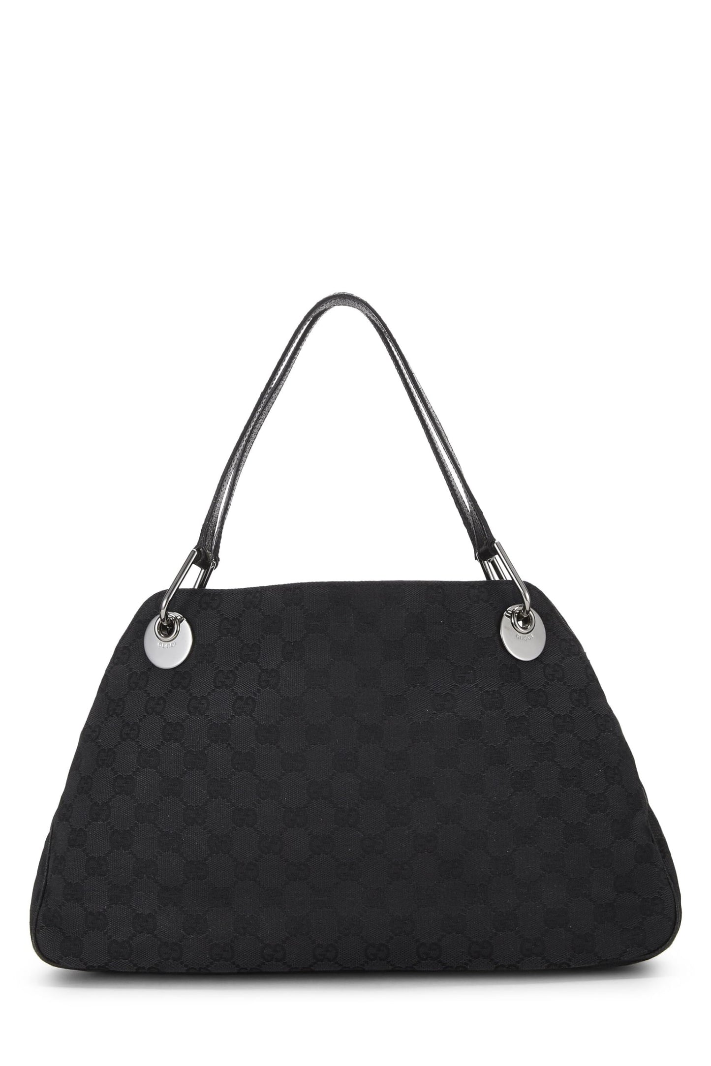 Gucci, sac fourre-tout Eclipse en toile GG noir d'occasion, grand modèle, noir