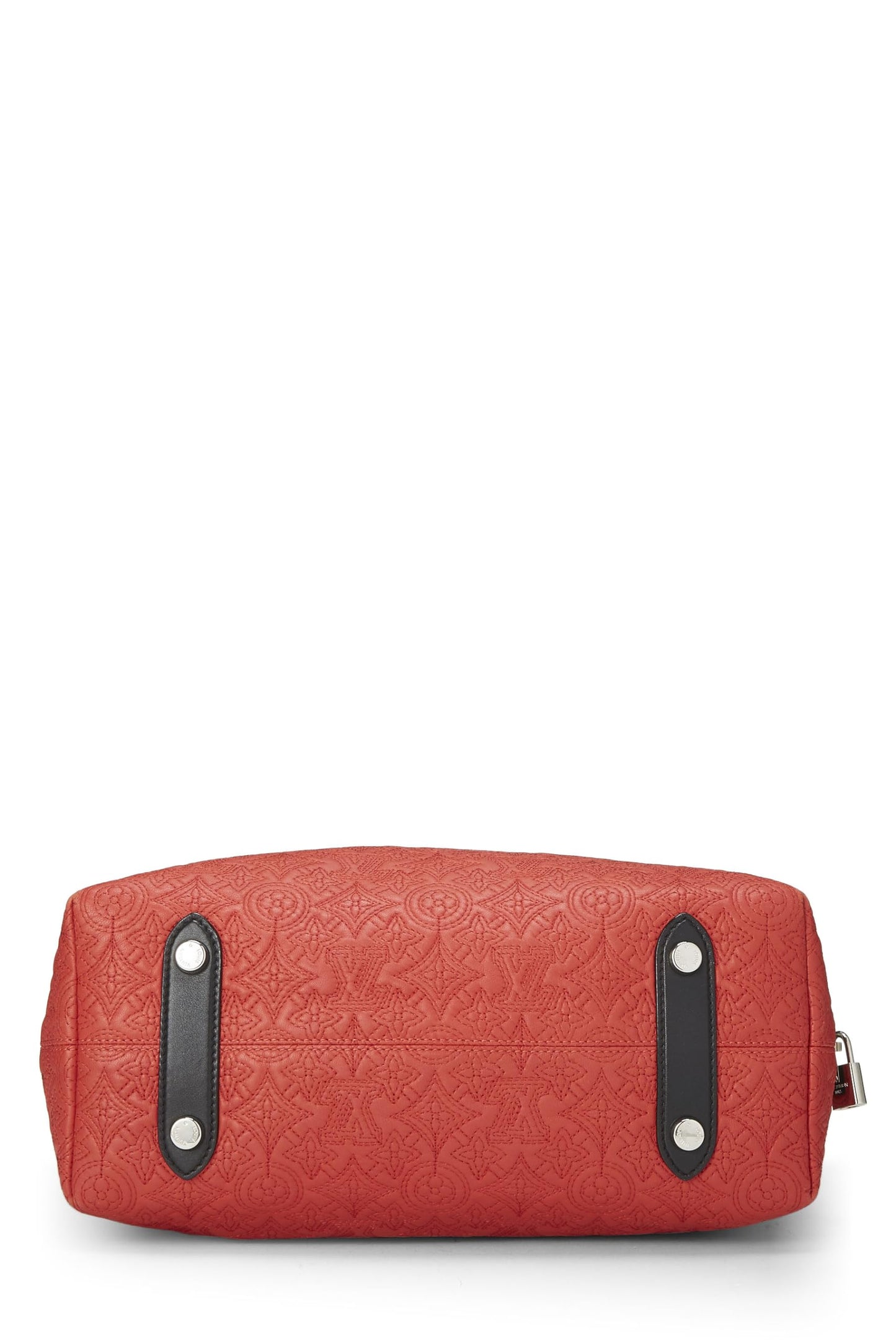 Louis Vuitton, Hobo PM de cuero Antheia con monograma rojo Pre-Loved, Rojo