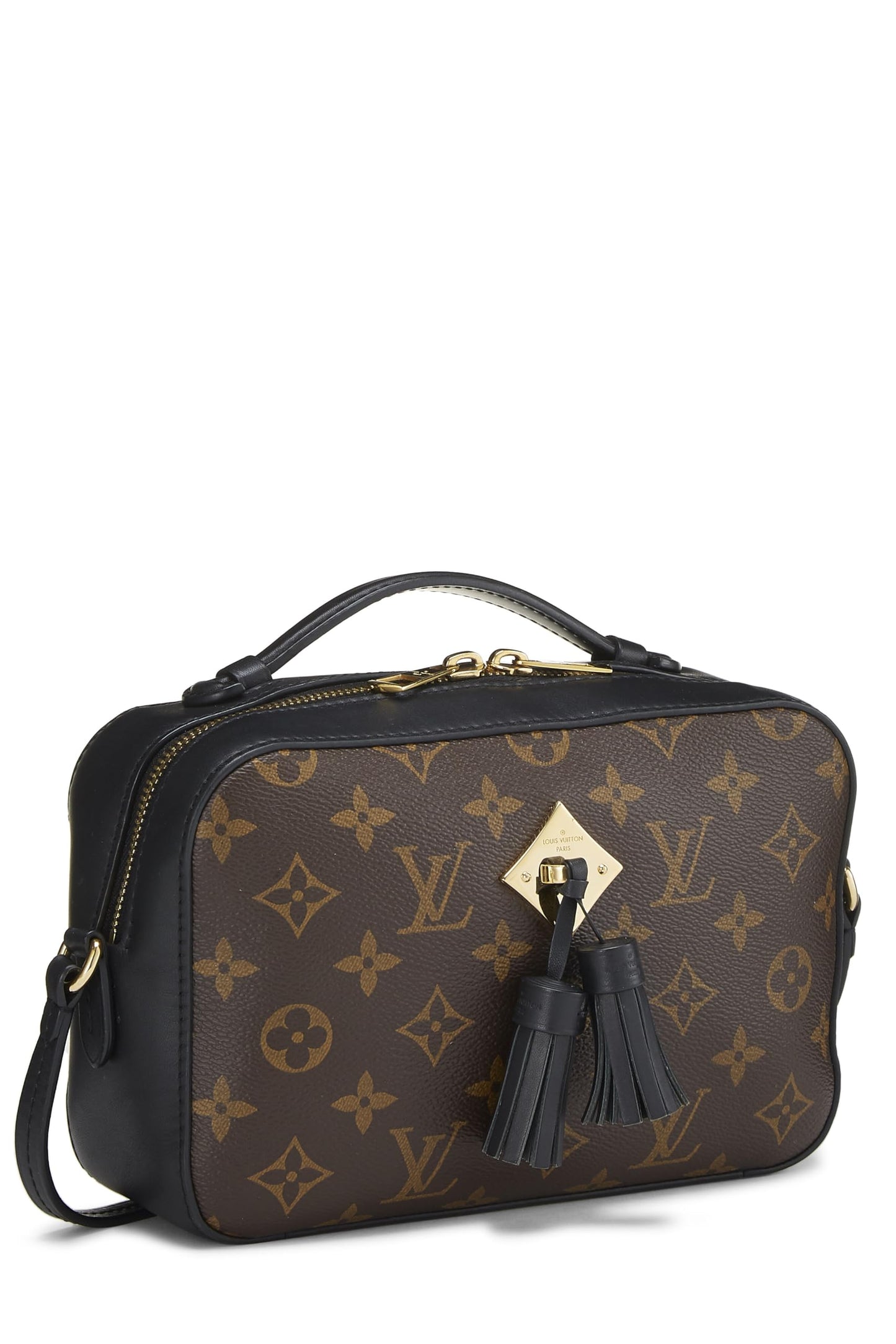 Louis Vuitton, Saintonge en toile monogram noire d'occasion, noir