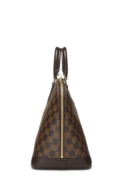 Louis Vuitton, Alma PM Damier Ebène d'occasion, marron