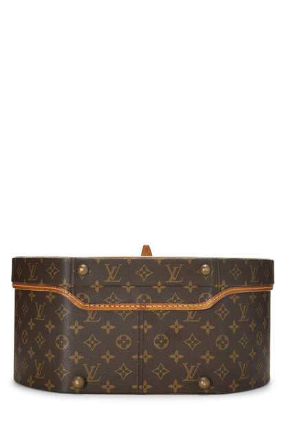 Louis Vuitton, Boîte Chapeaux en toile Monogram pré-aimée 40, Marron