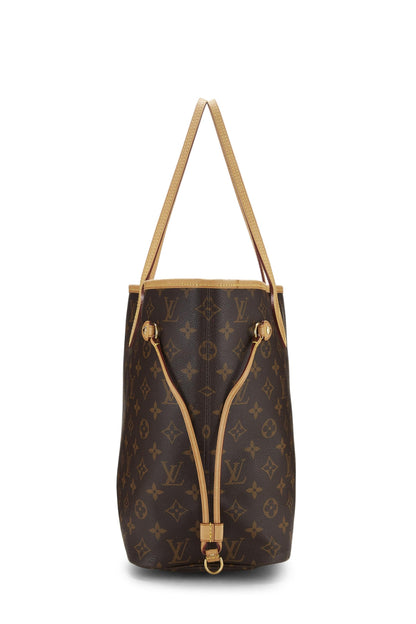 Louis Vuitton, Neo Neverfull MM en toile Monogram bordeaux d'occasion, rouge