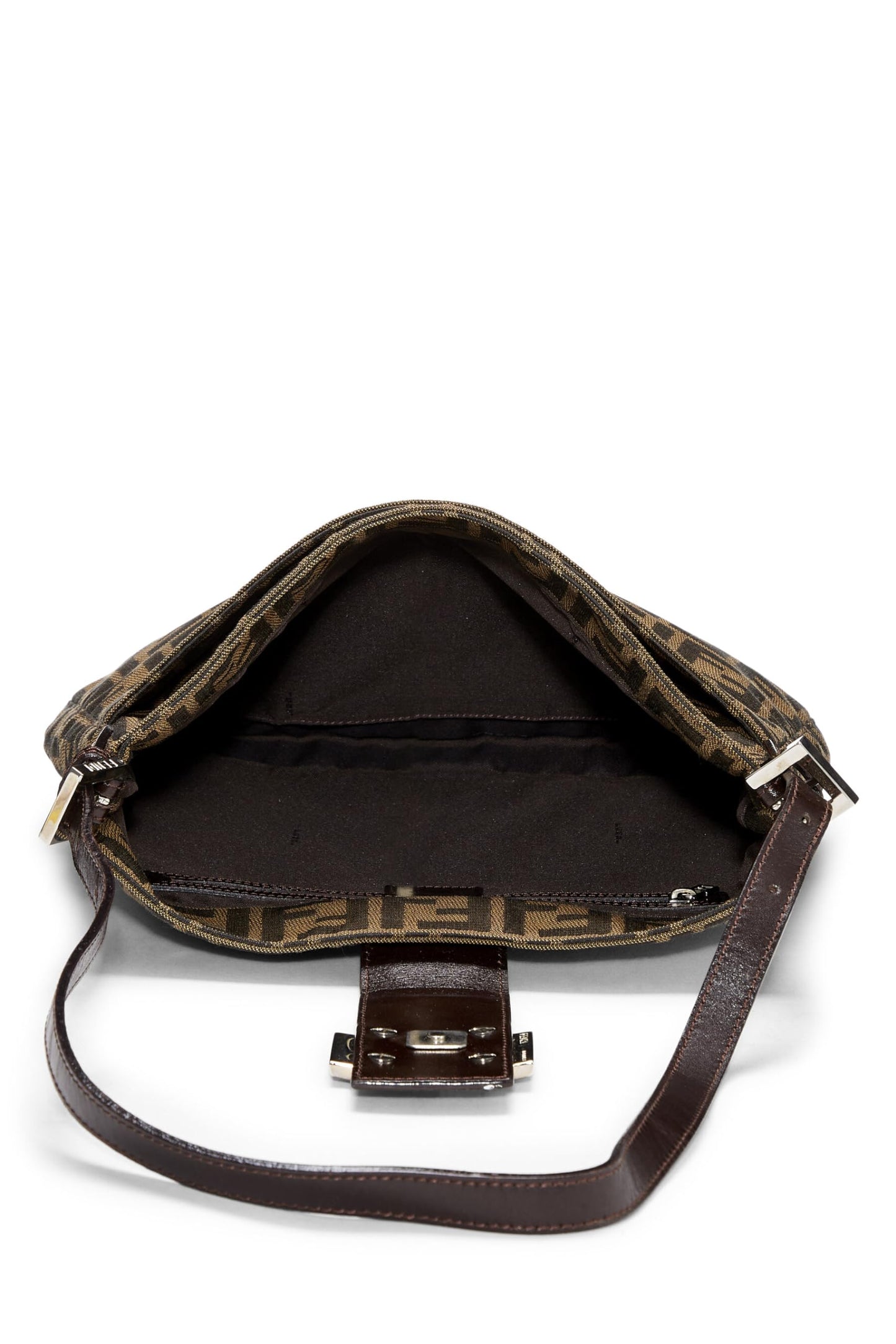 Fendi, Pre-Loved Brown Zucca Canvas Shoulder Bag, Brown