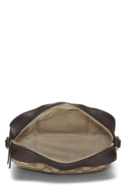 Gucci, sac à bandoulière en toile GG Webby d'occasion, petit modèle, marron