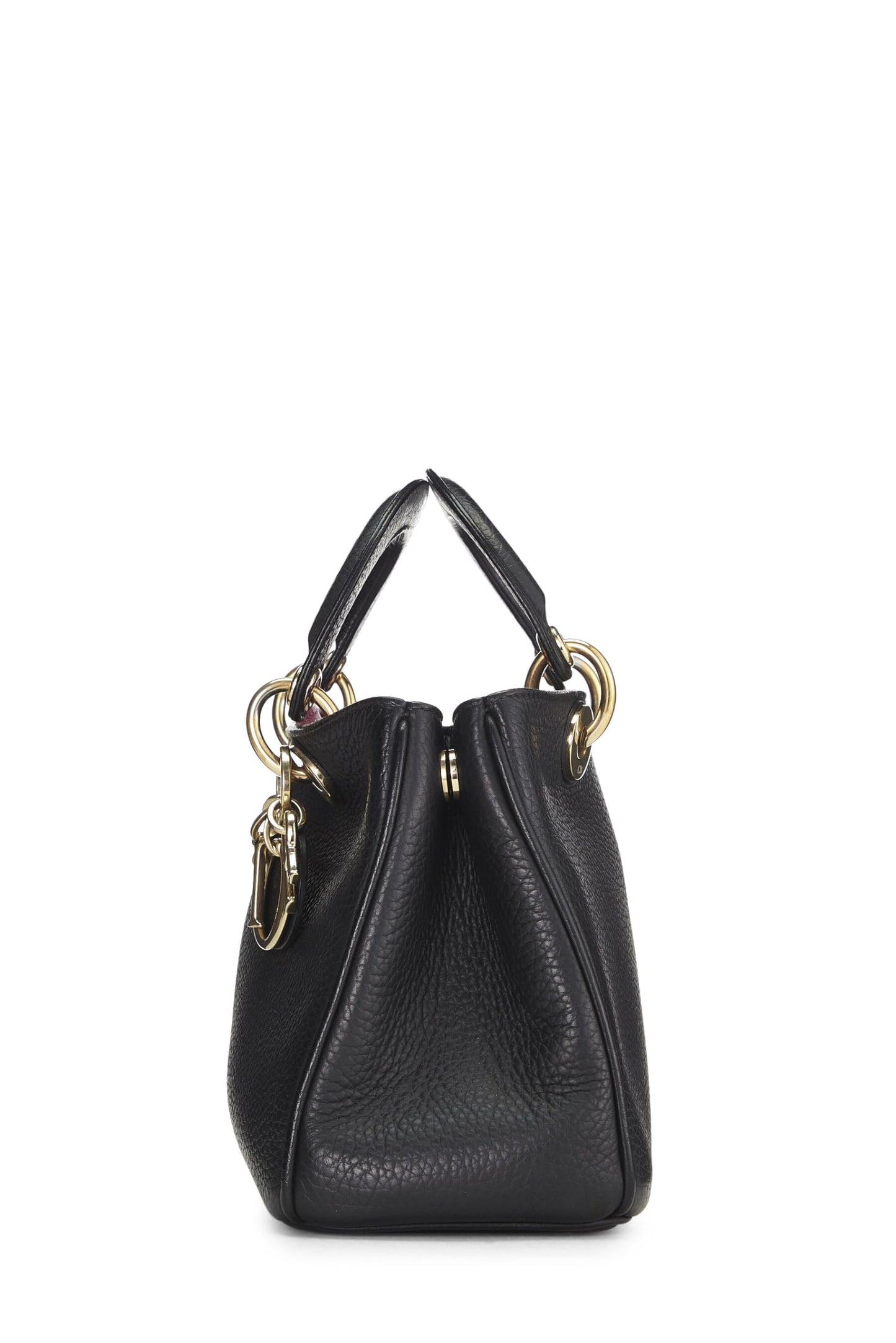 Dior, Bolso de mano Diorissimo Mini Pre-Loved de piel de becerro negra, Negro