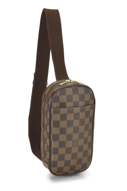 Louis Vuitton, Pre-Loved Damier Ebene Canvas Pochette Gange, Brown