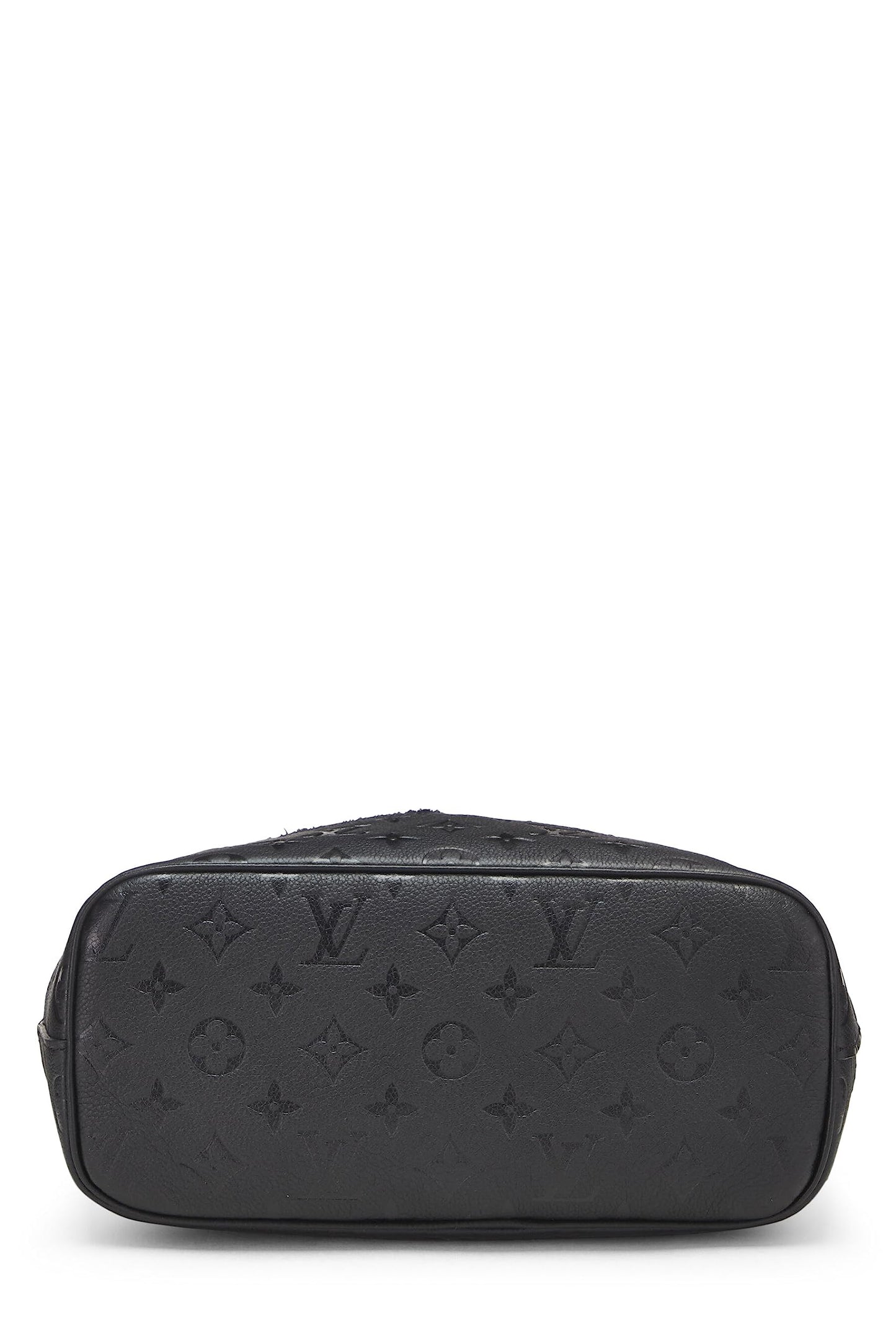 Louis Vuitton, Pre-Loved Comme des Garçons x Louis Vuitton Bolso Empreinte con monograma negro y agujeros PM, Negro